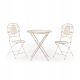 A set of garden and patio furniture MEVEN garden furniture set made of metal, 3 pieces.