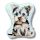  Cuddly toy dog mascot with dog plush dog pillow york york