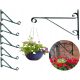  METAL HOOK holder, coat hanger, flowerpot for FLOWERS