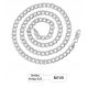  Men's Silver Full Armor Chain 60cm 6mm