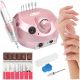  Nail drill Lewer PINK 65W NAIL DRILL + PRO 65 W MILLING BITS SET