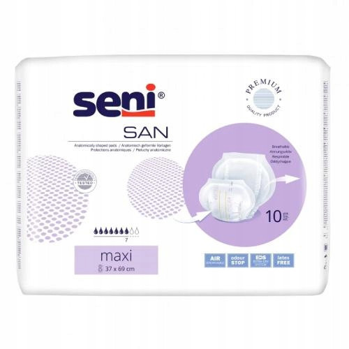  SAN SENI MAXI Anatomical diapers, 10 pcs.