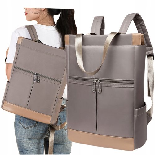  LAPTOP BACKPACK BAG WOMEN'S CITY 15.6 "GRAY