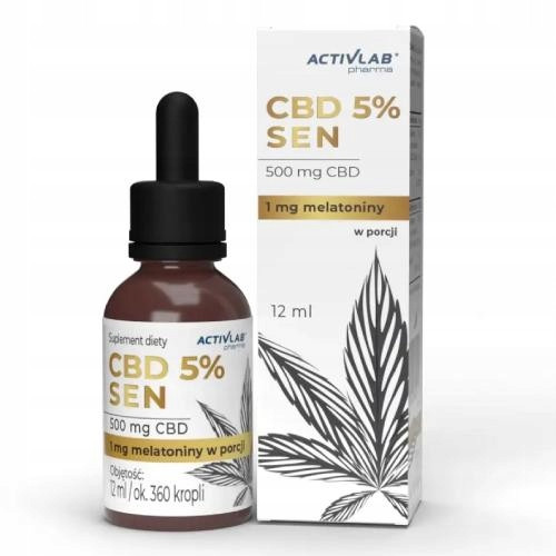  CBD 5% SEN WITH MELATONIN 12 ml Activlab Pharma