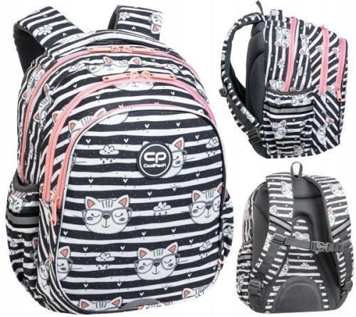 Girls' CoolPack Catnip Jerry School Backpack with Cat Theme for Grades 1-3