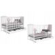  ELA bed with drawer, white couch, 120x60