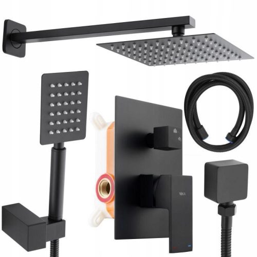  Yoka Home Dual black shower panel