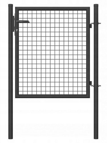 Openwork entrance gate Openwork Siatex gate 100x120 cm anthracite