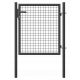 Openwork entrance gate Openwork Siatex gate 100x120 cm anthracite