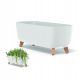  Prosperplast flowerpot 39 cm x 19.5 x 18.7 cm plastic white