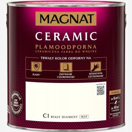 Magnat Ceramic Wall Paint 5 l C1 Diamond White Matt