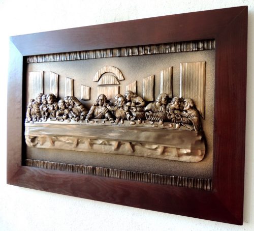 Pictures on the wall Picture in wooden frame THE LAST SUPPER S7-9