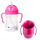  Doidy Cup grey drinking cup with handles 200 ml + B.Box bottle with straw grey 240 ml