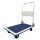 FOLDABLE WAREHOUSE TRANSPORT CART WITH PLATFORM