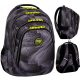  CoolPack Multi-Compartment School Backpack, Black, Grey and Silver Tones, Yellow and Gold Tones, Multi-Colour, 28 l