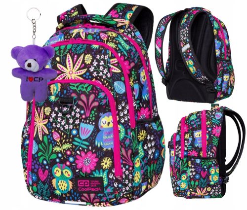  CoolPack multi-compartment school backpack, multi-coloured, 27 years