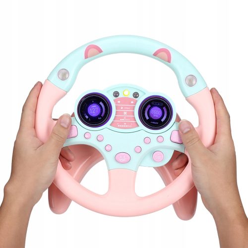  CO driver simulated pink steering wheel