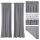 Ready-made curtains Domarex blackout curtain grey 135x250 cm