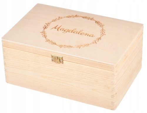  wooden box as a gift with name engraving