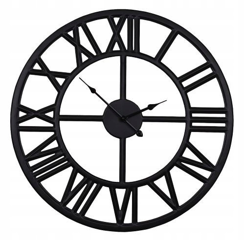 Clock for home Sofer wall clock, black, 60 cm