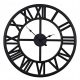 Clock for home Sofer wall clock, black, 60 cm