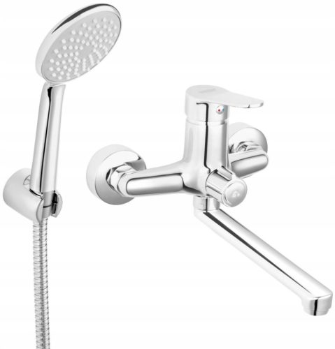  Single-lever wall-mounted bath and shower faucet Ferro Isso, chrome