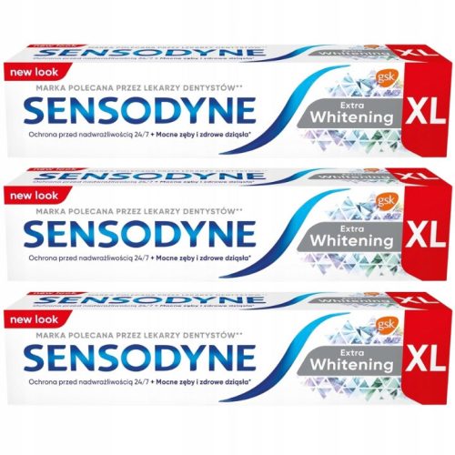  Sensodyne Extra Whitening Zahnpasta 3x100ml