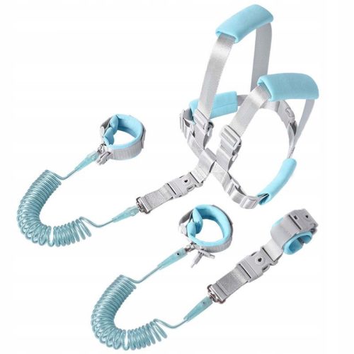  Harnesses for learning to walk, gray and silver tones