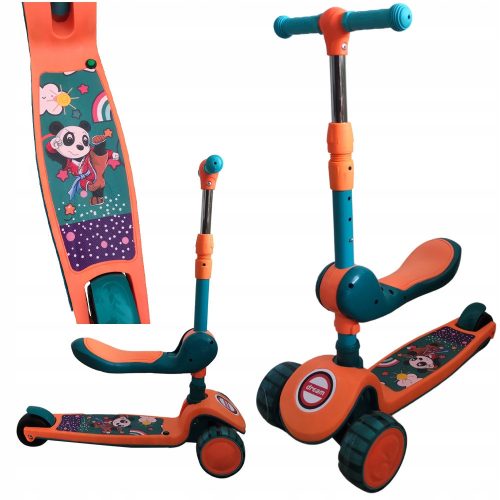  TRICYCLE SCOOTERS FOR CHILDREN, LED FOLDABLE