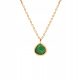  Gold-plated necklace with aventurine ANIA KRUK