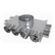 Ventilation distributor 12x75 RECUPERATION fi 75