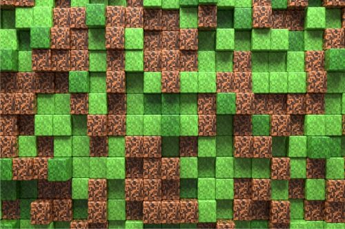 PHOTO WALLPAPER 3D Minecraft photo wallpaper for the wall