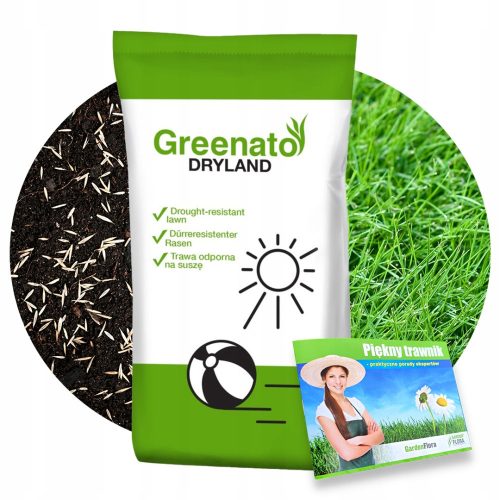  Ornamental grass, grass mixture, for dry areas, garden Greenato 1250 m² 25 kg + Beautiful lawn – practical tips from the expert Community work