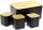 Bread box Krisberg bread box set BREAD BANK + 3 CONTAINERS made of black bamboo