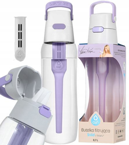  Dafi Solid filter bottle 0.7 l purple