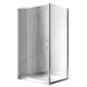 Hydrosan shower cubicle, double sliding doors, 120 x 80 cm