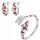  KOI FISH set ring and earrings S925