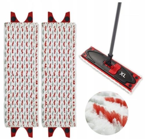  2x VILEDA FLAT MOP INSERT ULTRAMAX ULTRAMAT XL 42cm MICROFIBER