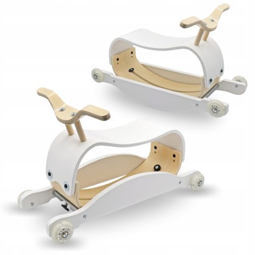  Rocking horse Mamabrum 32 x 42 x 64 cm white