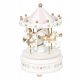  Music Box Carousel with Horses Pink Clayre &