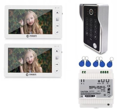 REER 947 VIDEODOMOPHONE WIDEODOMOPHONE KOD 2LCD DIN