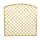 Shade net for fence - fence pergola trellis support with arch 180x180