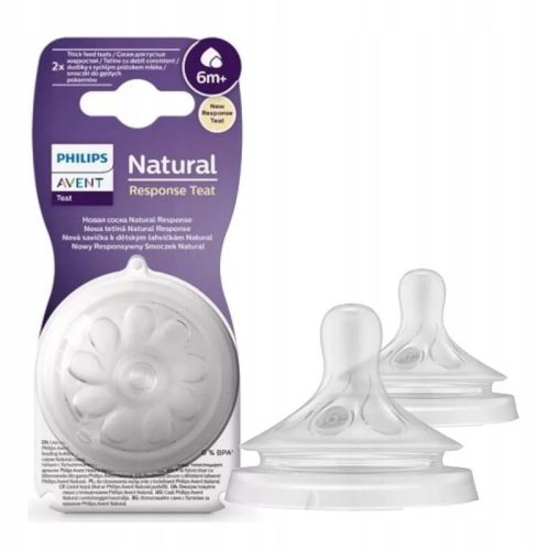  Philips Avent SCY966/02 Natural Silicone Pacifier 6 m+ 2 pieces