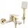  Rea Urban single-lever wall-mounted bathtub faucet, gold