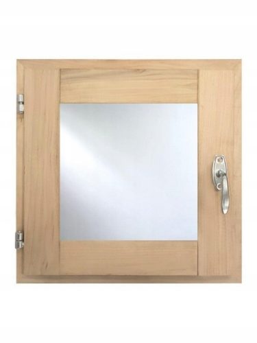 Saunas and accessories Wooden sauna window alder 60*60 glazing