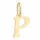  Letter "P" GOLD PENDANT 585