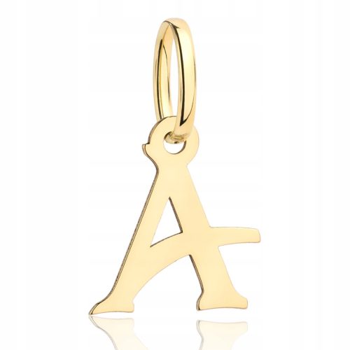  Letter "A" GOLD PENDANT 585