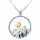  Silver necklace 925 with a motif of the Tatra Mountains Zakopane mountains mountains mountain