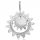  SUN PENDANT DOUBLE SUN 925 SILVER