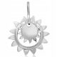  SUN PENDANT DOUBLE SUN 925 SILVER